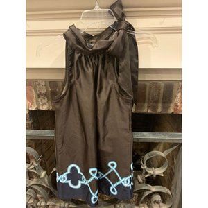 Banana Republic petite small tank top side shoulder tie (bin U)